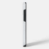 ホワイト大理石 iPhoneケース (左側面)