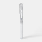 ホワイト大理石 iPhoneケース (左側面)