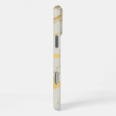 ホワイト大理石 iPhoneケース (右側面)