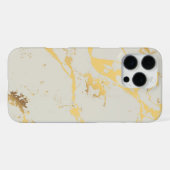 ホワイト大理石 iPhoneケース (裏面横)
