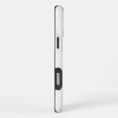 ホワイト大理石 iPhoneケース (右側面)