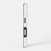 ホワイト大理石 iPhone 16ケース (右側面)