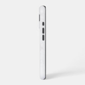 ホワイト大理石 iPhone 16ケース (左側面)