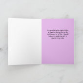 ホワイト子猫カード用誕生日 サンキューカード (内部)