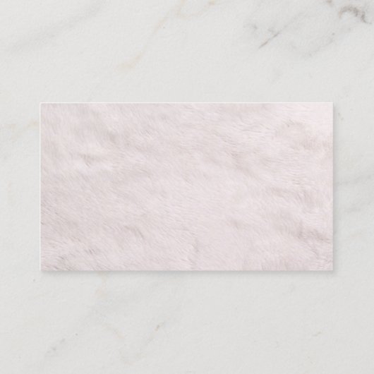 ホワイト実在ファーエステートブローカー名刺 名刺 (裏面)