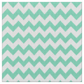 ホワイト山形ジグザグ模様織物 ファブリック (クローズアップ)