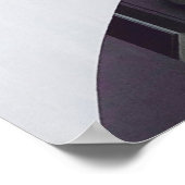 ホワイト建物インテリア ポスター (角)