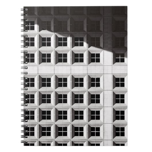 ホワイト建物 ノートブック (正面)