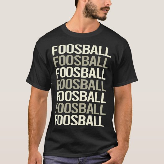 ホワイト文字フォスボール Tシャツ (正面)