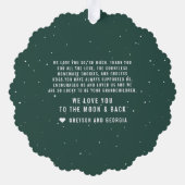 ホワイト文字 |グランドキッズMake Life Grand Photo オーナメントカード (裏面)