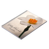 ホワイト春ダフ結婚ディル ノートブック (左側)