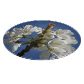 ホワイト春開花 カッティングボード (角)