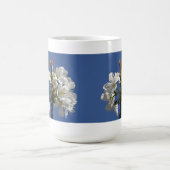 ホワイト春開花 コーヒーマグカップ (中央)