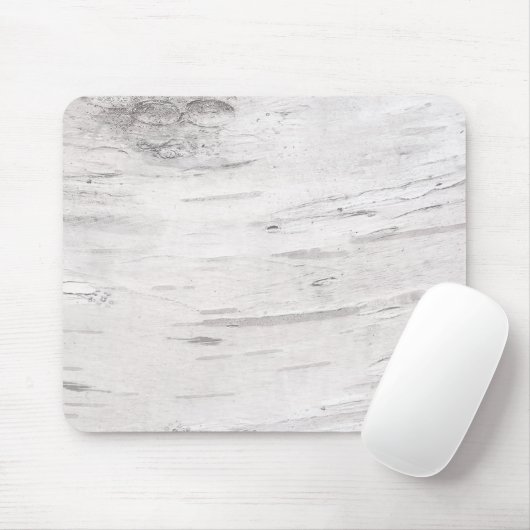 ホワイト樺の木ウッド素朴カントリーファームハウスバーン マウスパッド (マウス)