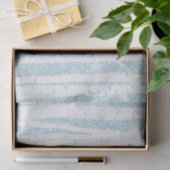 ホワイト樺の木オンブルーティッシュペーパー 薄葉紙 (ギフト)