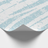 ホワイト樺の木オンブルーラッピング紙 ラッピングペーパー (角)