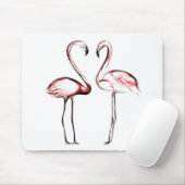 ホワイト樺の木ツリーウッドバ素朴ンファームハウスシック マウスパッド (マウス)