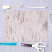 ホワイト樺の木ツリーウッドバ素朴ンファームハウスシック 薄葉紙 (クラフト)