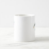 ホワイト樺の木ツリー運フェアリーの樹皮 コーヒーマグカップ (中央)