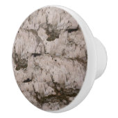 ホワイト樺の木樹皮 セラミックノブ (右)