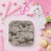 ホワイト樺の木樹皮 ペーパープレート (パーティー)