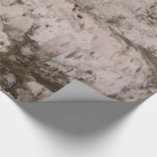 ホワイト樺の木樹皮 ラッピングペーパー (コーナー)