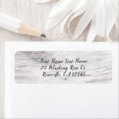 ホワイト樺の木素朴カントリーファームハウスカントリーシック ラベル (インサイチュ)