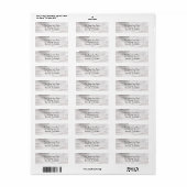 ホワイト樺の木素朴カントリーファームハウスカントリーシック ラベル (フルシート)