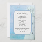 ホワイト海ライトハ結婚ウス 招待状 (正面)