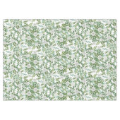 ホワイト牡丹バラ結婚フローラ テーブルクロス (正面(横))