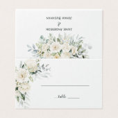 ホワイト牡丹、バラ、ユーカリフローラプレイス (外部フラット)