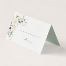 ホワイト牡丹、バラ、ユーカリフローラプレイス