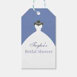 ホワイト社交ダンス結婚ズドレス ギフトタグ