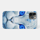 ホワイト神秘的な猫Ethereal AI Art Case-Mate iPhoneケース (裏面(横))