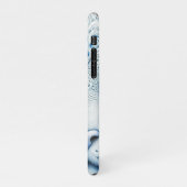 ホワイト神秘的な猫Ethereal AI Art iPhoneケース (左側)