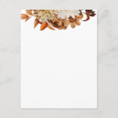 ホワイト秋テラコッタ結婚フローラズ詳細 エンクロージャーカード (裏面)