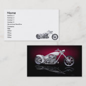 ホワイト稲妻 名刺 (正面/裏面)