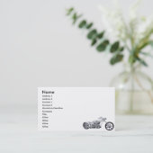 ホワイト稲妻 名刺 (スタンド正面)