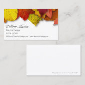 ホワイト紅葉 – 名刺 (正面/裏面)