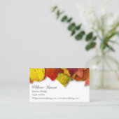 ホワイト紅葉 – 名刺 (スタンド正面)