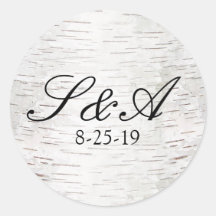 ホワイト紙樺の木ツリーバーク素朴ウッド結婚ズ