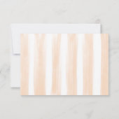 ホワイト素朴パンプキン秋フラワーズウェディング出欠 カード (裏面)