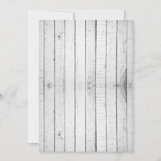 ホワイト素朴モノグラムセーブ・ザ・デート案内 案内状 (裏面)