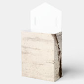 ホワイト素朴樺の木フローラ&ハミングバードパーティー フェイバーボックス (オープン)