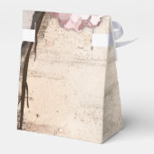 ホワイト素朴樺の木フローラ&ハミングバードパーティー フェイバーボックス (裏面サイド)