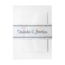 ホワイト結婚の反射ハート&牡丹の花