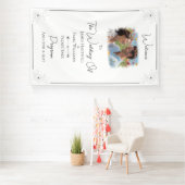 *ホワイト結婚のAnemoneが席を探す 横断幕 (インサイチュ)