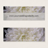 ホワイト結婚のWebサイトカード (正面&裏面)