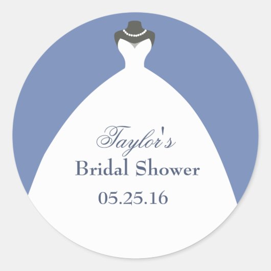 ホワイト結婚ズガウンありがとう ラウンドシール (正面)