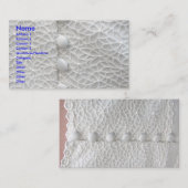 ホワイト結婚ズガウンI 名刺 (正面/裏面)